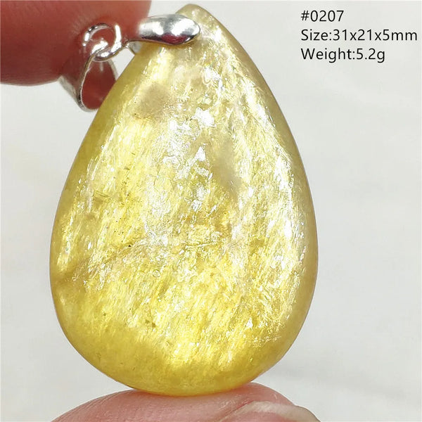 Gold Lepidolite Flash Pendant-ToShay.org