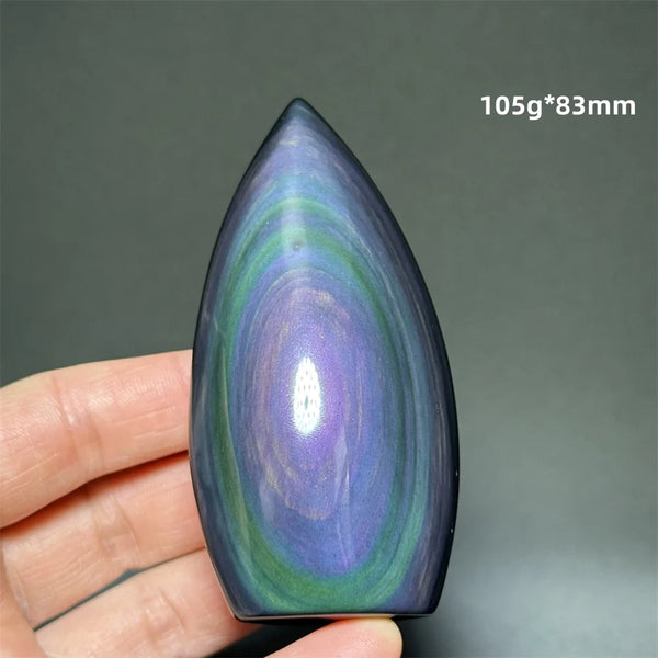 Rainbow Obsidian Torch-ToShay.org