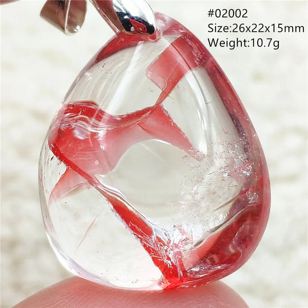 Red Limonite Quartz Pendant-ToShay.org