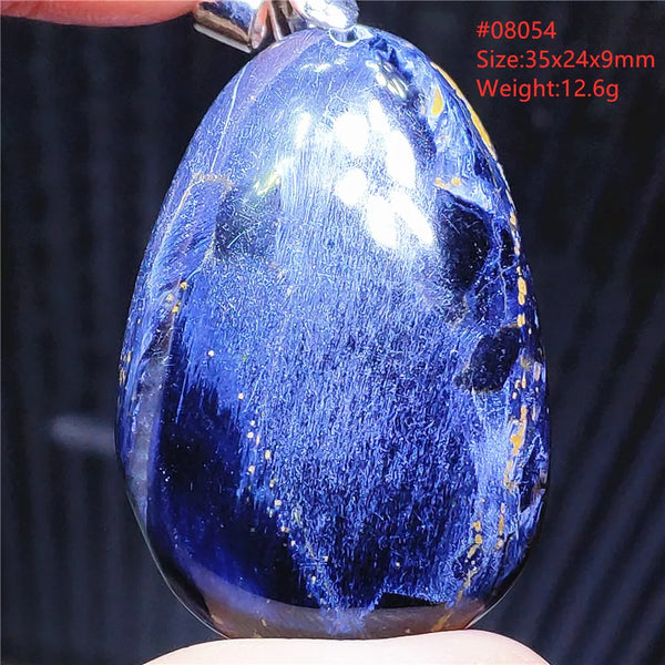 Blue Pietersite Chatoyant Pendant-ToShay.org
