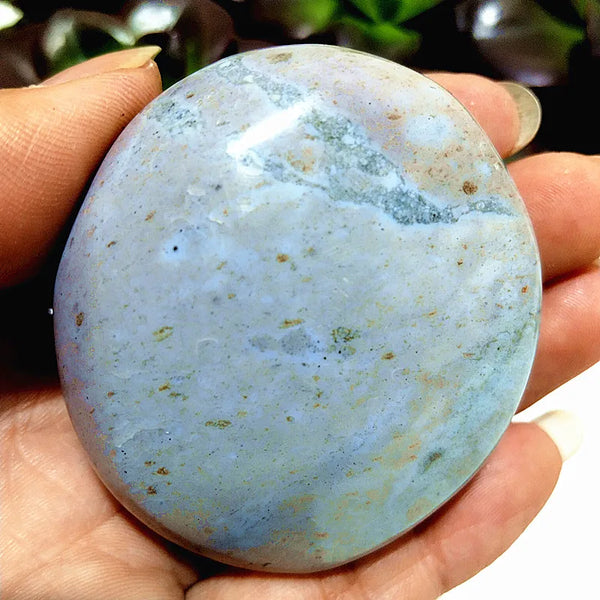 Mixed Ocean Jasper Palm Stones-ToShay.org