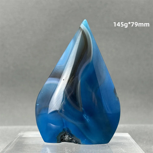 Blue Agate Torch-ToShay.org