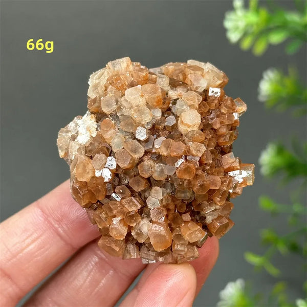Orange Aragonite Crystal Cluster-ToShay.org