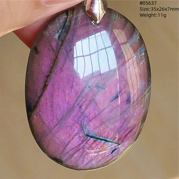 Blue Purple Labradorite Pendant-ToShay.org