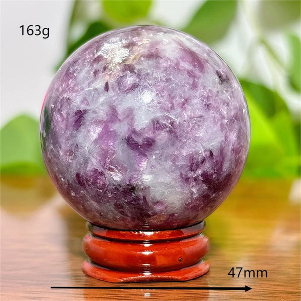 Purple Lepidolite Ball-ToShay.org