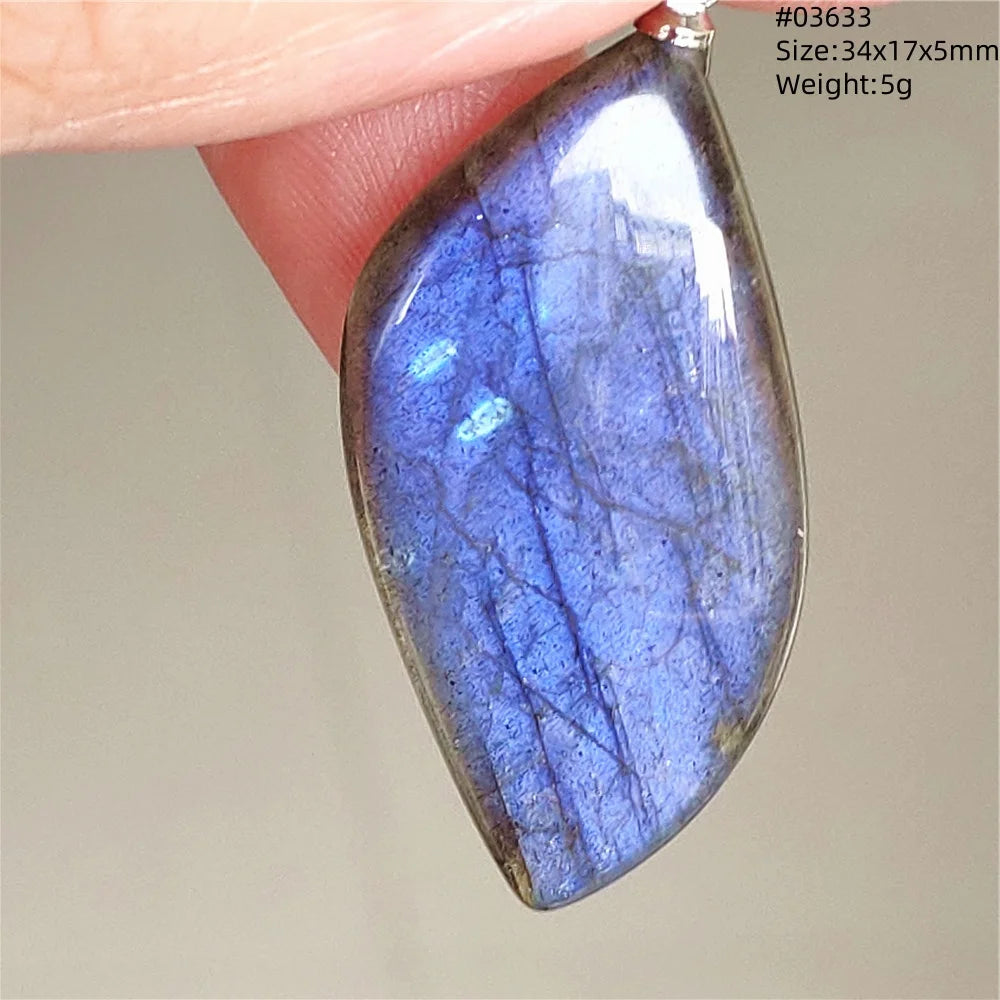 Blue Purple Labradorite Pendant-ToShay.org