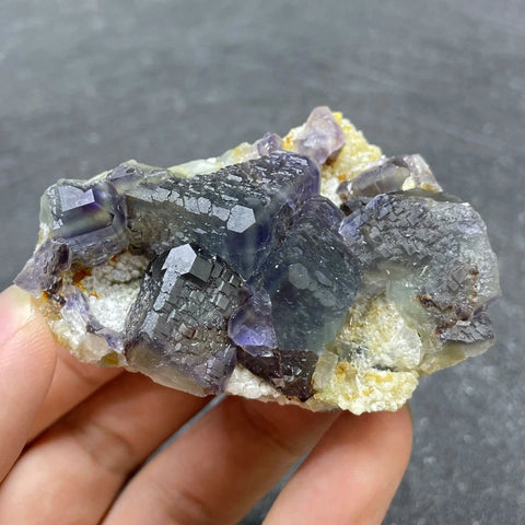 Purple Fluorite Crystal-ToShay.org