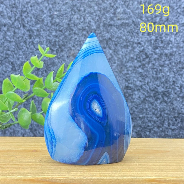 Blue Lace Agate Torch-ToShay.org