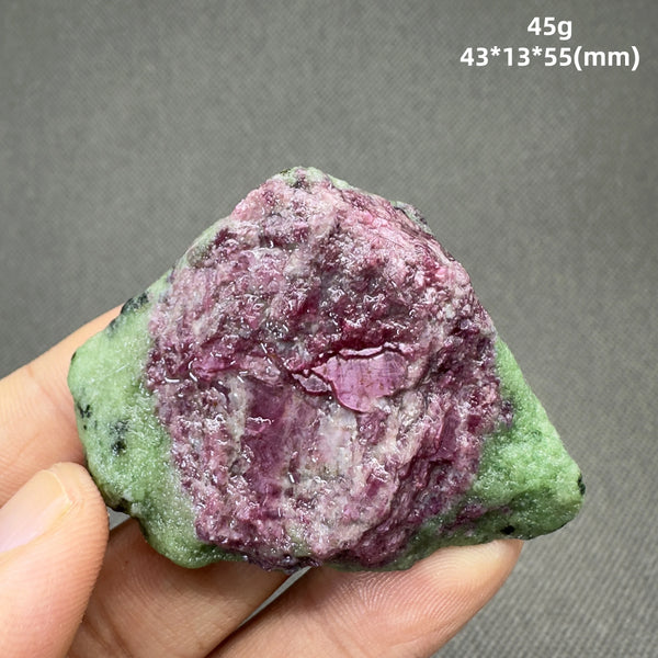Red Green Ruby Epidote-ToShay.org
