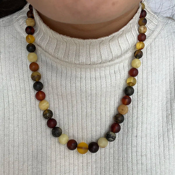 Yellow Amber Necklace-ToShay.org