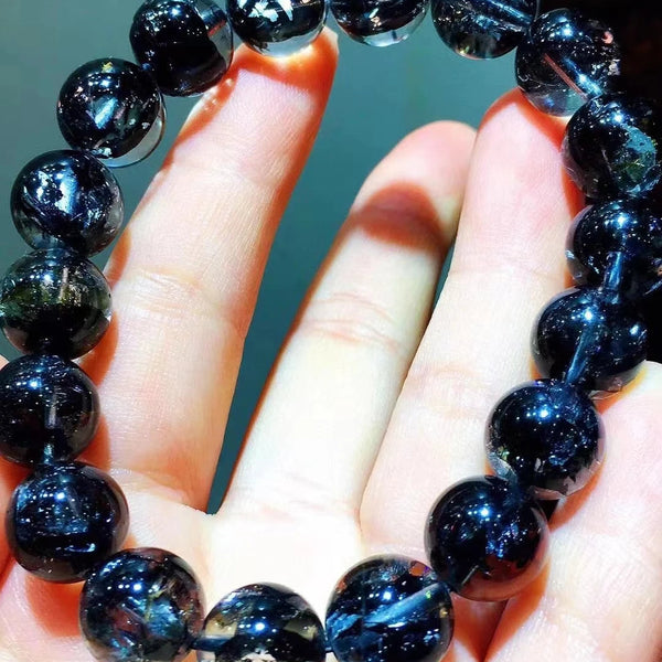 Black Rutilated Quartz Bracelet-ToShay.org