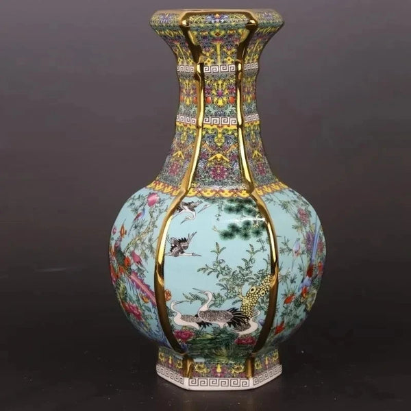 Crane Garden Vase-ToShay.org