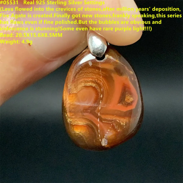 Red Fire Agate Pendants-ToShay.org