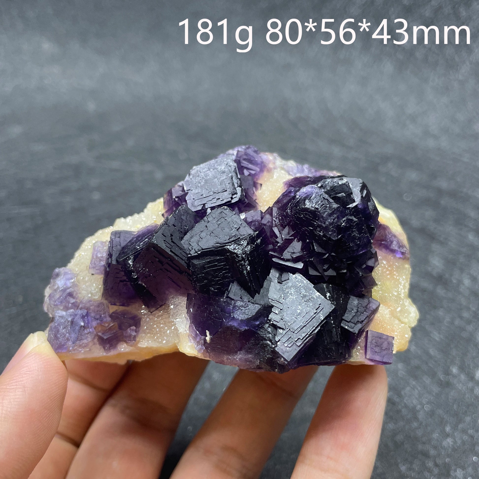 Purple Fluorite Crystal Cluster-ToShay.org