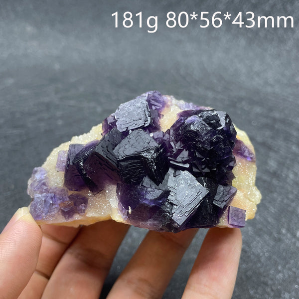 Purple Fluorite Crystal Cluster-ToShay.org