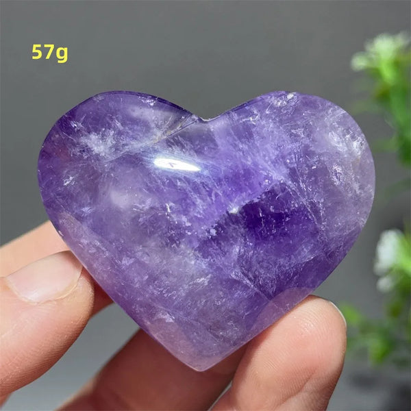 Purple Amethyst Heart-ToShay.org