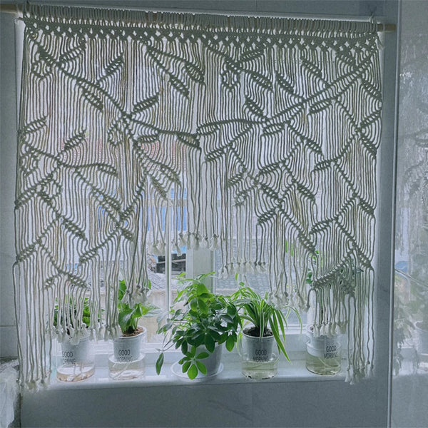 Macrame Curtain-ToShay.org