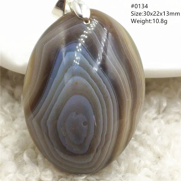 Grey Lace Agate Pendant-ToShay.org