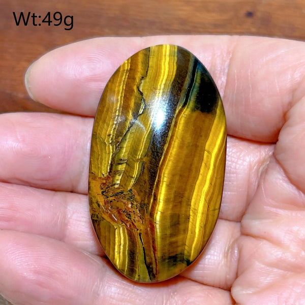 Blue Yellow Tiger Eye Stone-ToShay.org