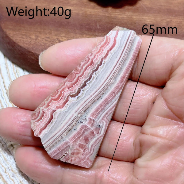 Pink Rhodochrosite Slab-ToShay.org