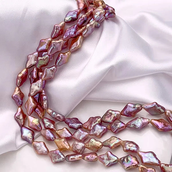 Purple Baroque Pearl Beads-ToShay.org