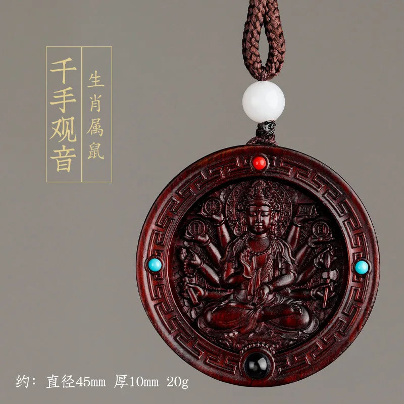 Sandalwood Ksitigarbha Pendant-ToShay.org