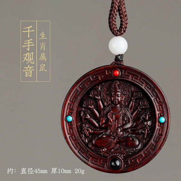 Sandalwood Ksitigarbha Pendant-ToShay.org