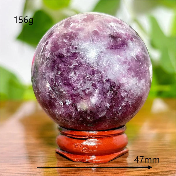 Purple Lepidolite Ball-ToShay.org