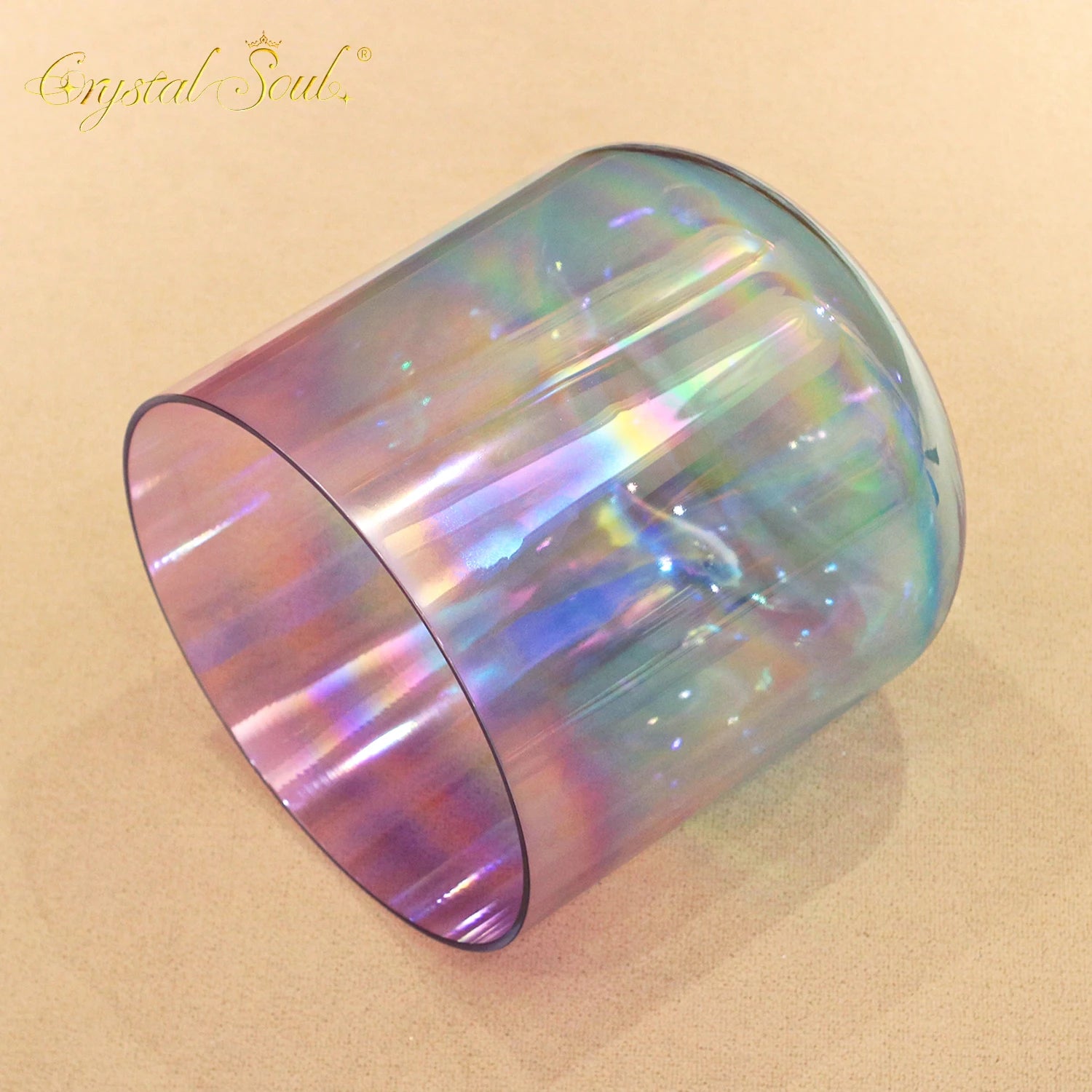 Crystal Soul High Quality Customized Colored Crystal Singing Bowl for Meditation-ToShay.org