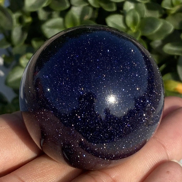 Gold Flash Obsidian Ball-ToShay.org