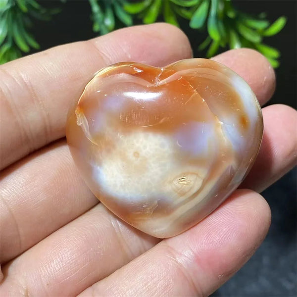 Orange Carnelian Heart-ToShay.org