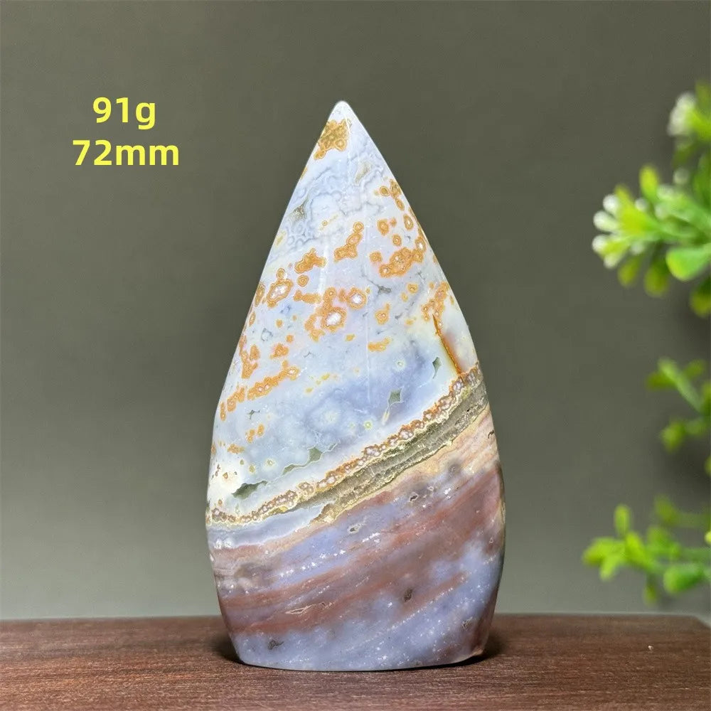 Green Marine Jasper Flame-ToShay.org