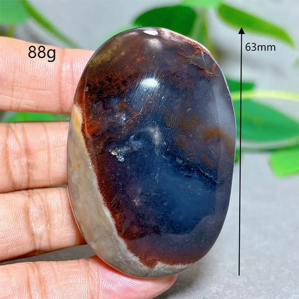Fire Agate Palm Stone-ToShay.org