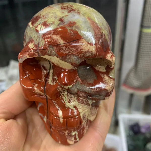 Red Jasper Skull-ToShay.org