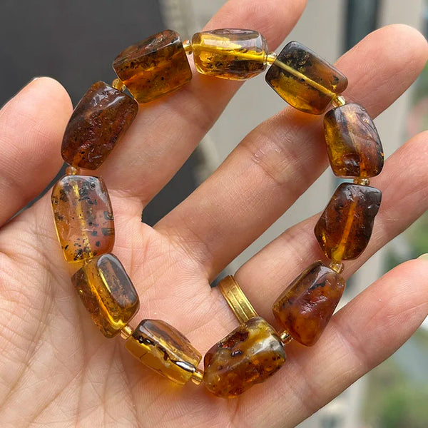 Yellow Amber Bracelet-ToShay.org