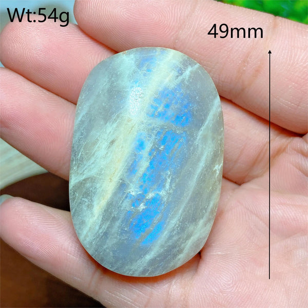 Blue Moonstone Palm Stones-ToShay.org
