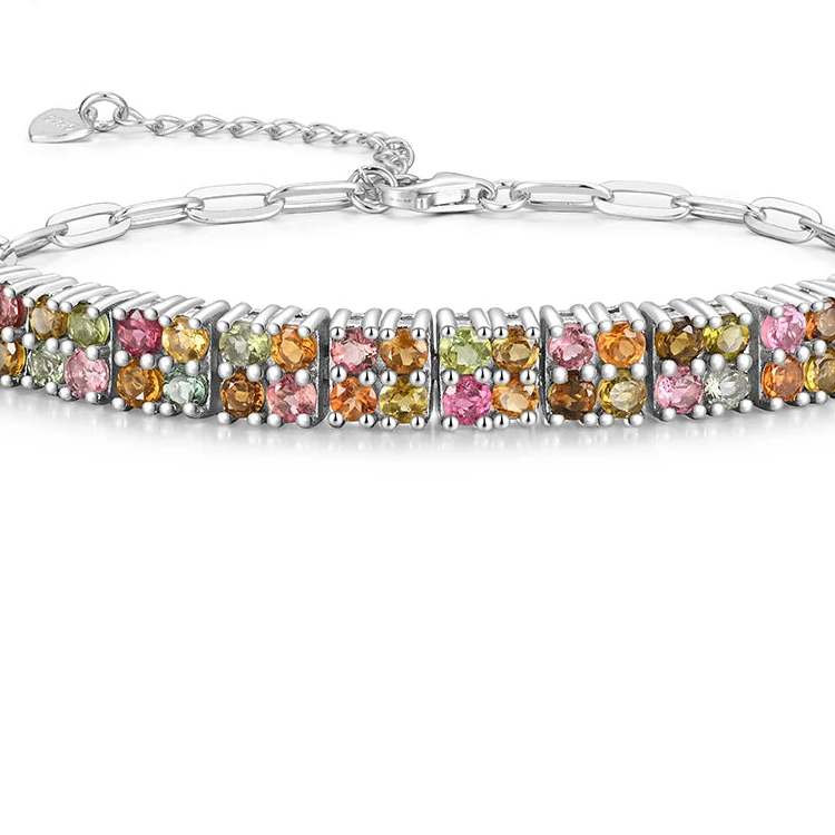 Mixed Tourmaline Bracelet-ToShay.org