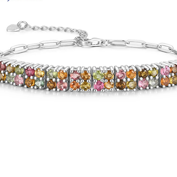 Mixed Tourmaline Bracelet-ToShay.org