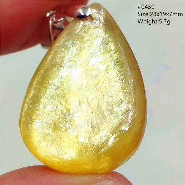 Gold Lepidolite Pendant-ToShay.org