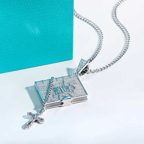 Silver Bible Pendant-ToShay.org