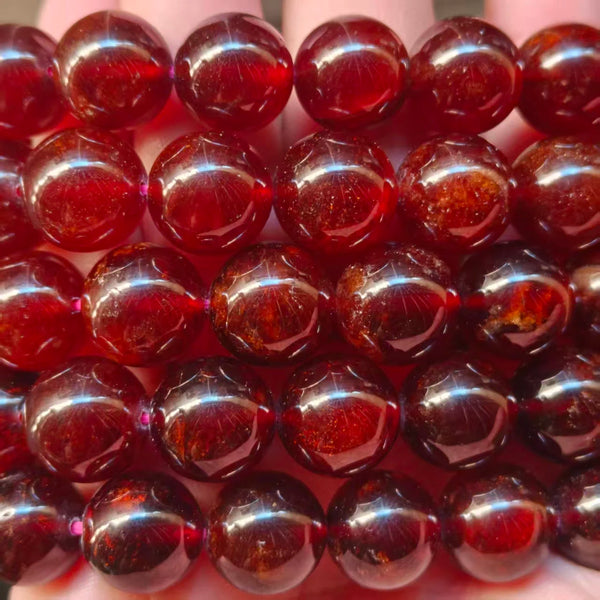 Red Orange Garnet Bracelet-ToShay.org
