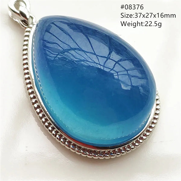 Blue Aquamarine Pendant-ToShay.org