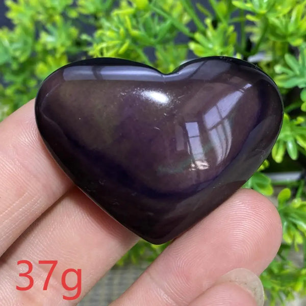 Rainbow Obsidian Heart-ToShay.org