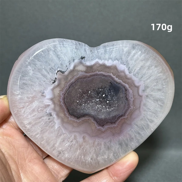 Purple Agate Heart-ToShay.org