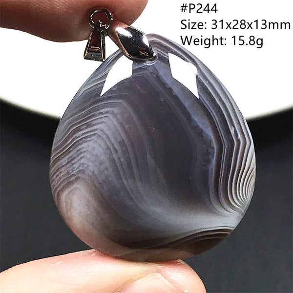 Black Lace Agate Pendant-ToShay.org