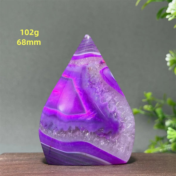 Purple Agate Torch-ToShay.org