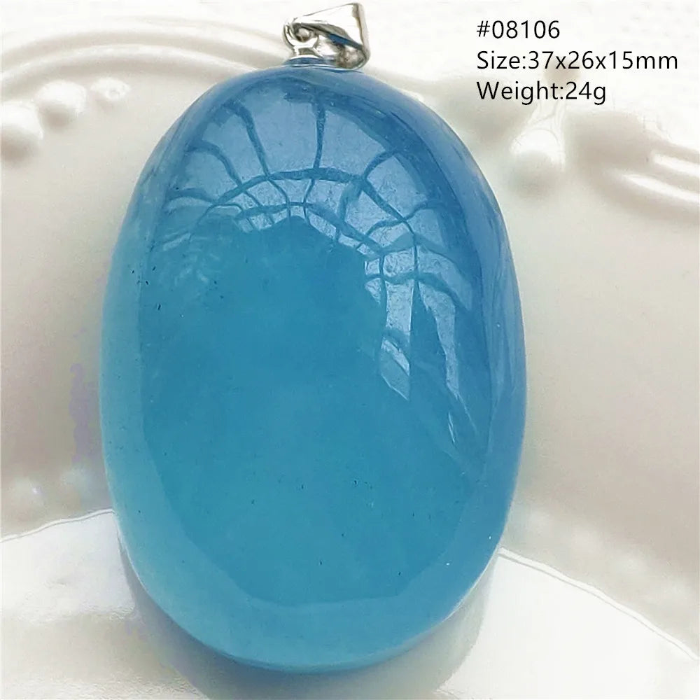 Blue Aquamarine Pendant-ToShay.org