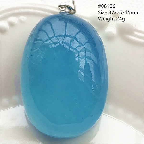 Blue Aquamarine Pendant-ToShay.org