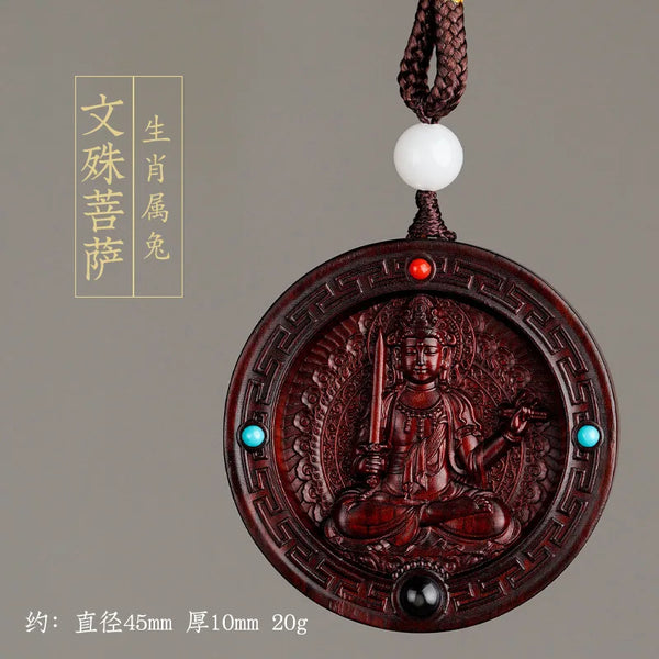 Sandalwood Ksitigarbha Pendant-ToShay.org