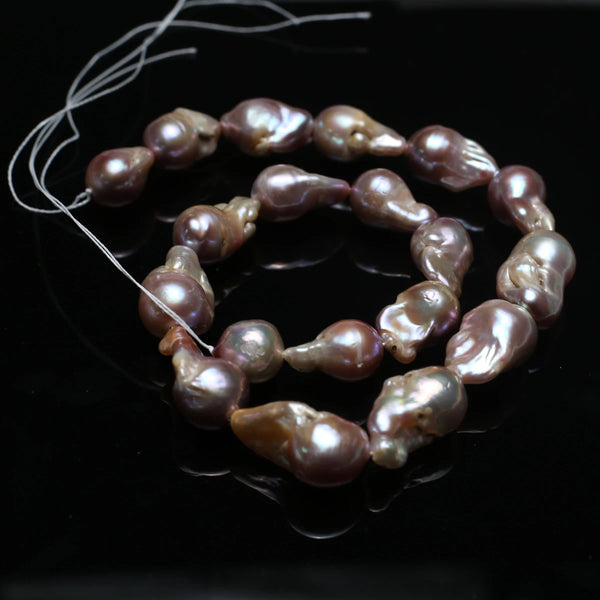 Gold Baroque Fishtail Pearl-ToShay.org